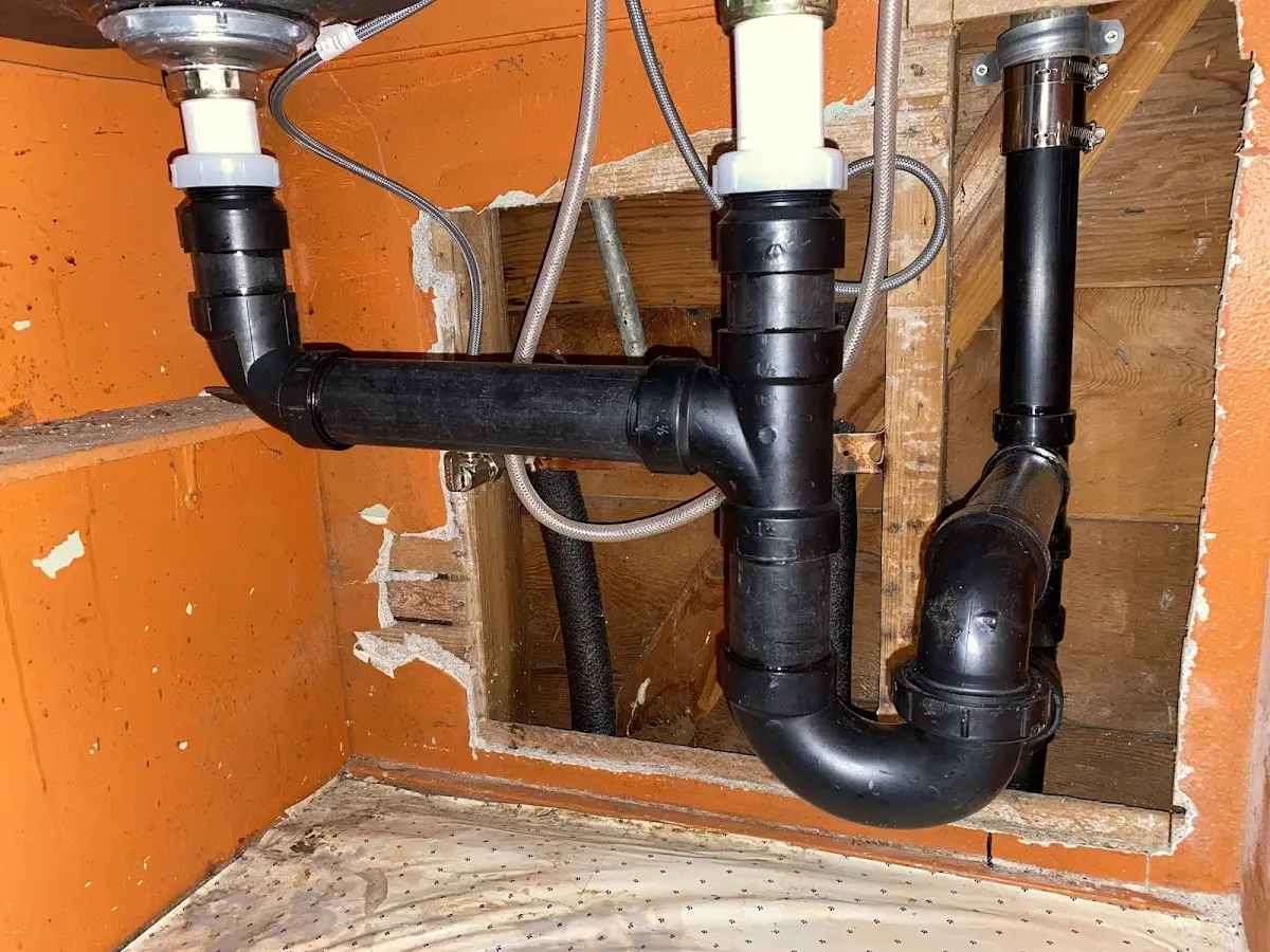 Professional Repiping Services equipment and tools on the job in Royalton